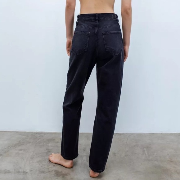 Urban Outfitters BDG High Waisted Cowboy Jeans in Black Charcoal Stretch NWT 26 - Picture 3 of 16